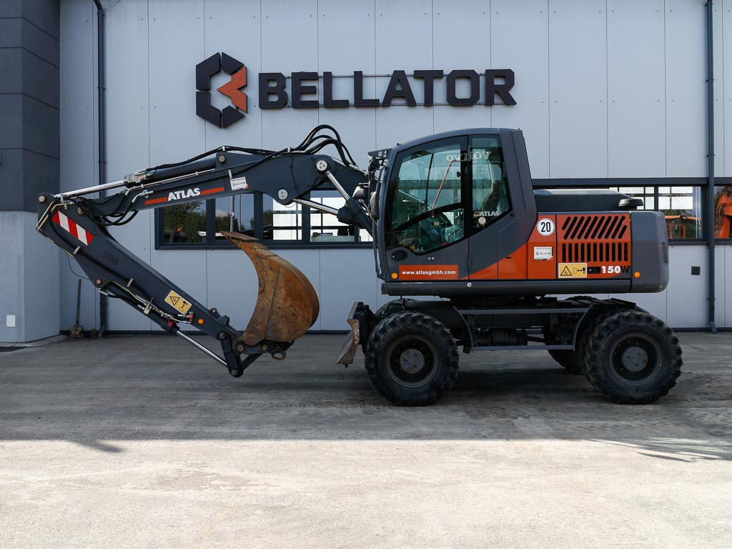 ATLAS 150W - Pelle sur pneus: photos 1 ATLAS 150W - Pelle sur pneus: photos 1