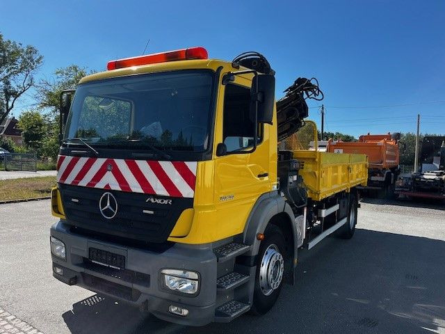 Mercedes-Benz Axor 1828 mit Kipper und Ladekran Top - Camion benne, Camion grue: photos 5 Mercedes-Benz Axor 1828 mit Kipper und Ladekran Top - Camion benne, Camion grue: photos 5