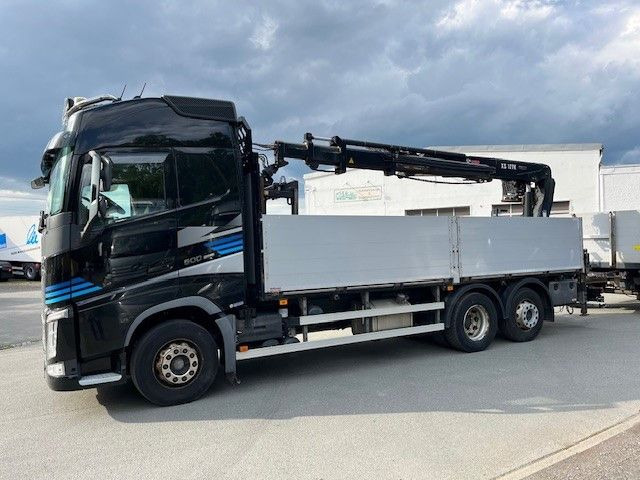 Volvo FH500 Baustoff LKW Hiap 177K Top gepflegt - Camion grue: photos 1 Volvo FH500 Baustoff LKW Hiap 177K Top gepflegt - Camion grue: photos 1