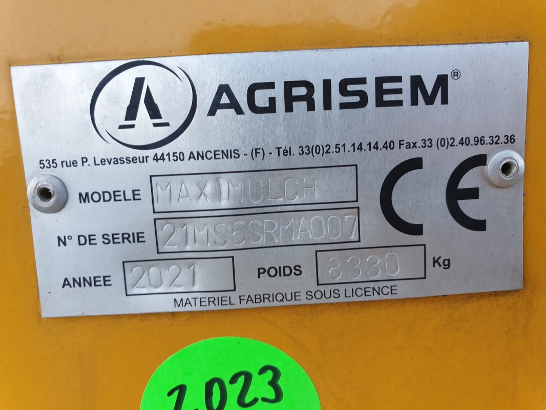 Agrisem MAXIMULCH - Bineuse: photos 2 Agrisem MAXIMULCH - Bineuse: photos 2