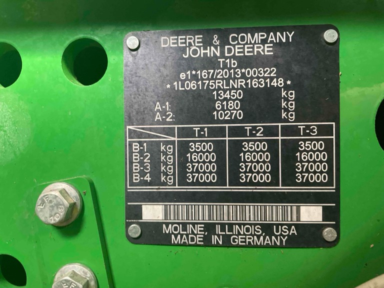 John Deere 6R 175 - Tracteur agricole: photos 1 John Deere 6R 175 - Tracteur agricole: photos 1