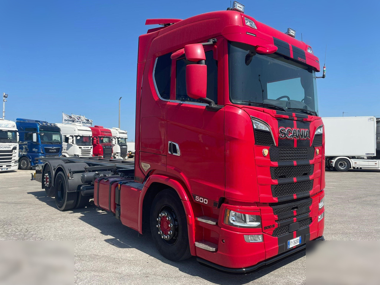 SCANIA S500 - Camion porte-conteneur/ Caisse mobile: photos 1 SCANIA S500 - Camion porte-conteneur/ Caisse mobile: photos 1