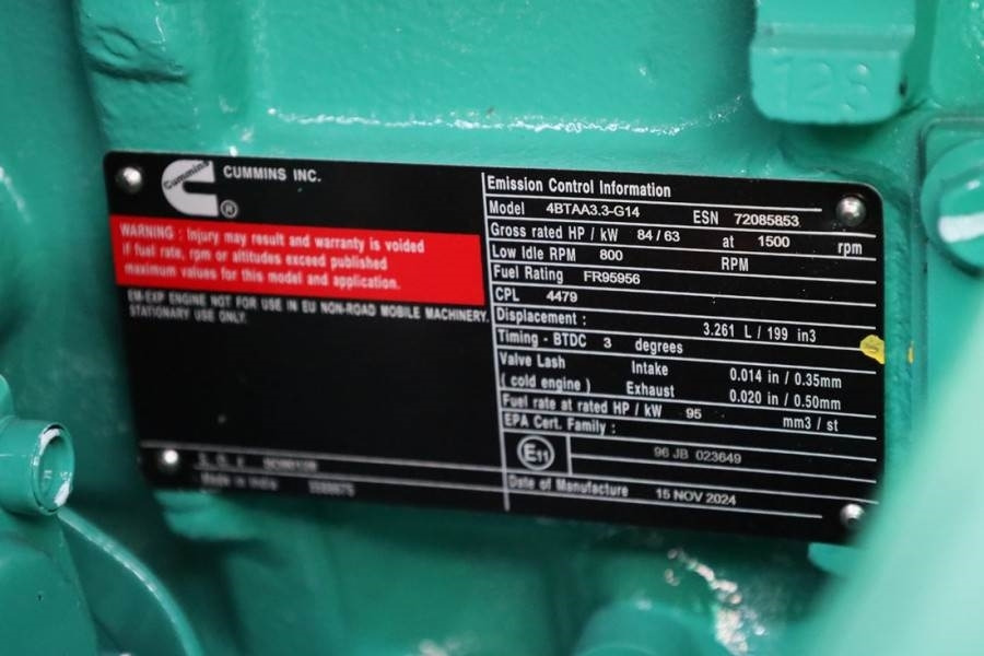 Cummins C66D5EQ Declaration of Conformity, Diesel, 66kVA, - Groupe électrogène: photos 5 Cummins C66D5EQ Declaration of Conformity, Diesel, 66kVA, - Groupe électrogène: photos 5