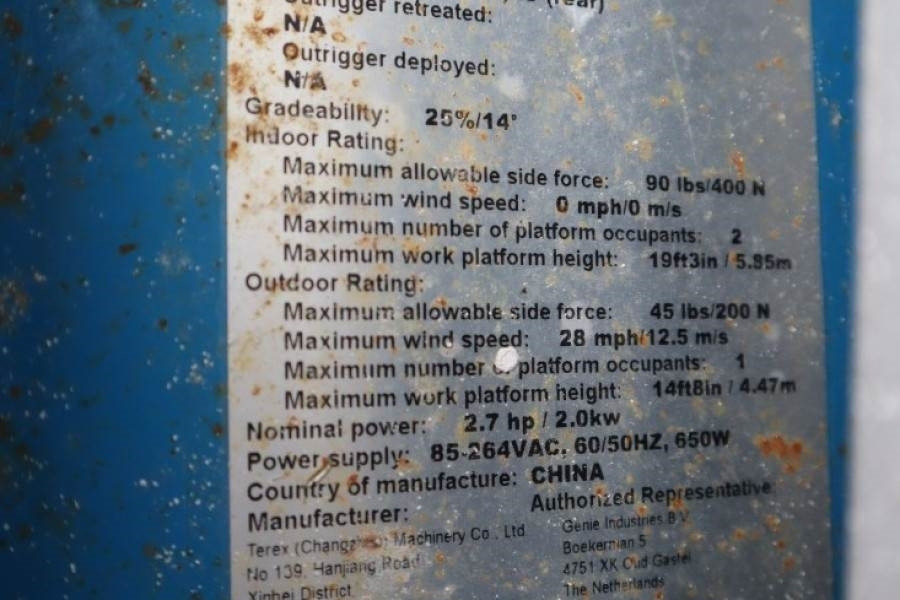 Genie GS1932 E-Drive Several In Stock, 8m Working Height - Nacelle ciseaux: photos 5 Genie GS1932 E-Drive Several In Stock, 8m Working Height - Nacelle ciseaux: photos 5