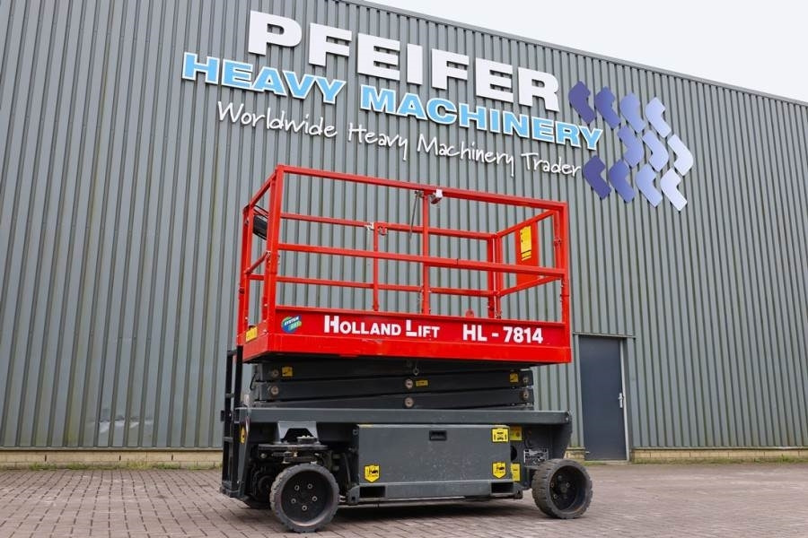 Holland Lift Ecostar HL-7814 Electric, 10m Working Height, 450k - Nacelle ciseaux: photos 1 Holland Lift Ecostar HL-7814 Electric, 10m Working Height, 450k - Nacelle ciseaux: photos 1