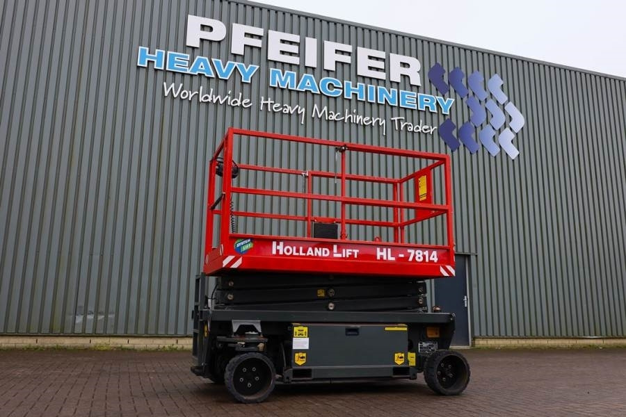 Holland Lift Ecostar HL-7814 Electric, 10m Working Height, 450k - Nacelle ciseaux: photos 1 Holland Lift Ecostar HL-7814 Electric, 10m Working Height, 450k - Nacelle ciseaux: photos 1