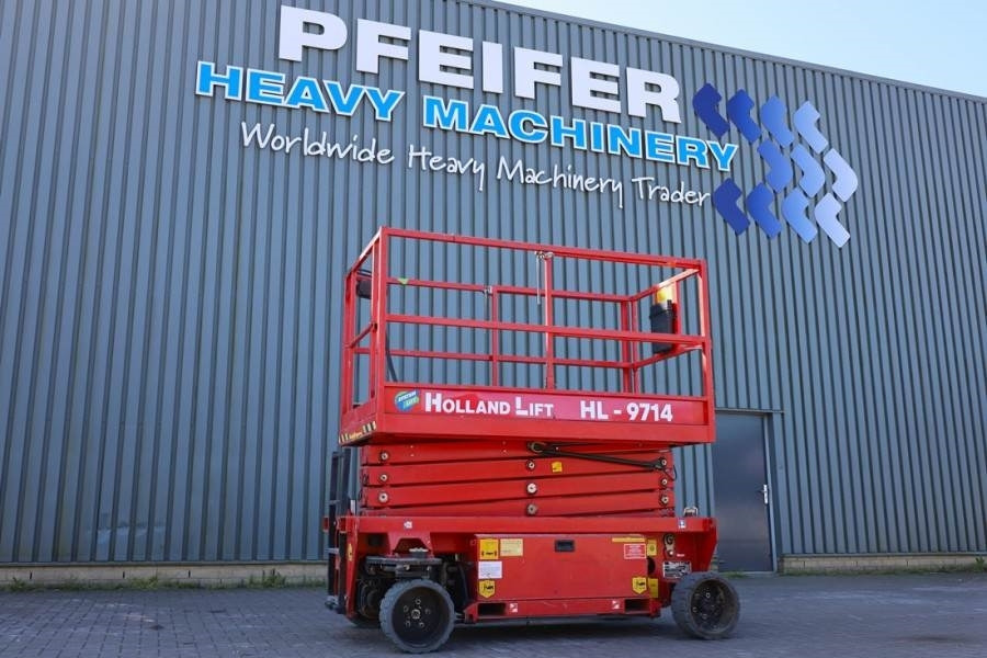 Holland Lift Ecostar HL-9714 Electric, 12m Working Height, 325k - Nacelle ciseaux: photos 1 Holland Lift Ecostar HL-9714 Electric, 12m Working Height, 325k - Nacelle ciseaux: photos 1