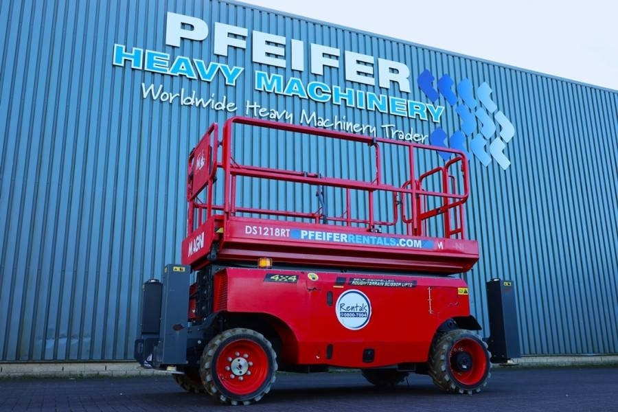 Magni DS1218RT Valid inspection, Diesel, 4x4 Drive, 12m - Nacelle ciseaux: photos 1 Magni DS1218RT Valid inspection, Diesel, 4x4 Drive, 12m - Nacelle ciseaux: photos 1