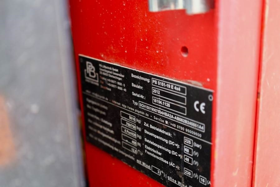 PB LIFT S151-19E 4x4 Electric, 4x4 Drive, 15m Working - Nacelle ciseaux: photos 5 PB LIFT S151-19E 4x4 Electric, 4x4 Drive, 15m Working - Nacelle ciseaux: photos 5