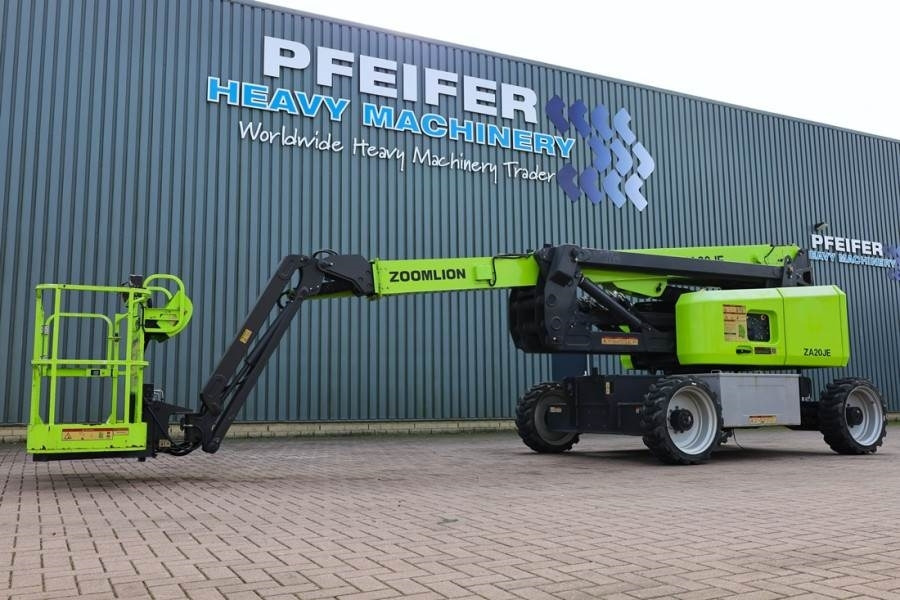 Zoomlion ZA20JE Fully Electric Lithium-Powered, 4x4 Rough T - Nacelle articulée: photos 1 Zoomlion ZA20JE Fully Electric Lithium-Powered, 4x4 Rough T - Nacelle articulée: photos 1