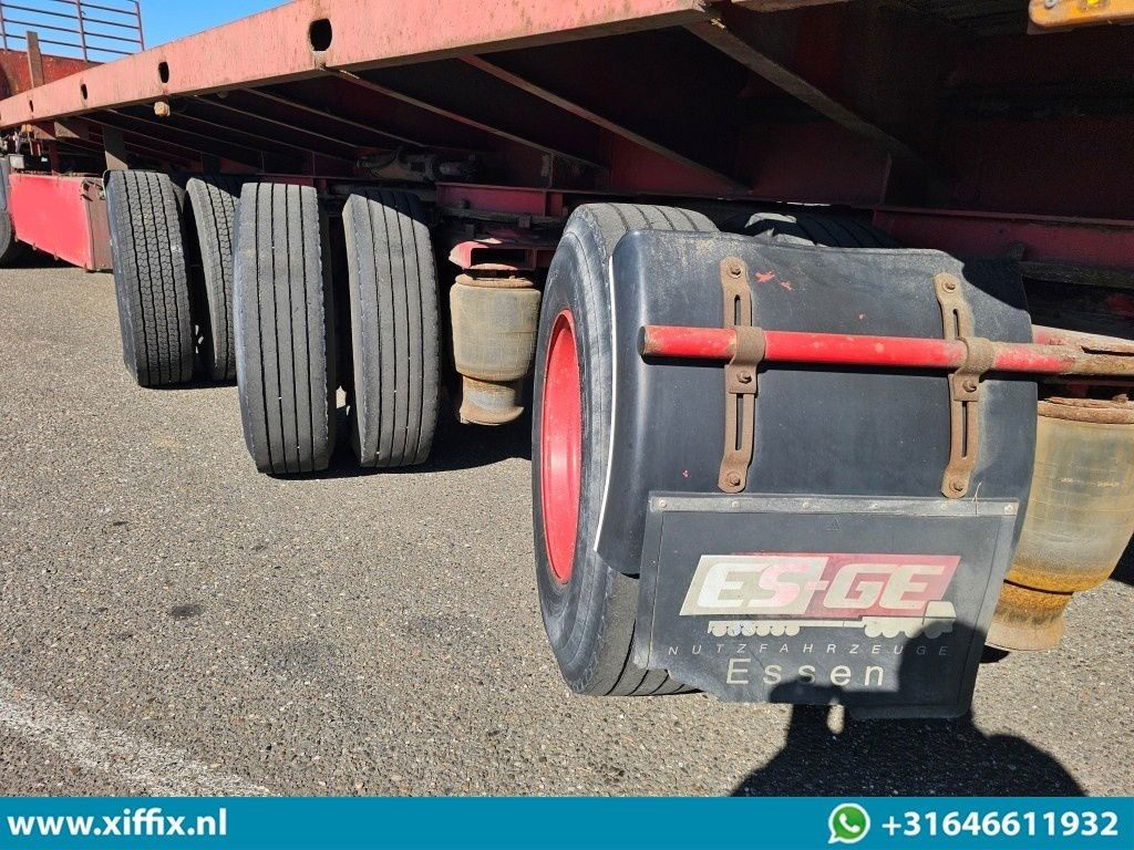 ES-GE 3-ass. Vlakke dubbel 2x uitschuifbare oplegger / 3x gestuurd - Semi-remorque plateau: photos 5 ES-GE 3-ass. Vlakke dubbel 2x uitschuifbare oplegger / 3x gestuurd - Semi-remorque plateau: photos 5