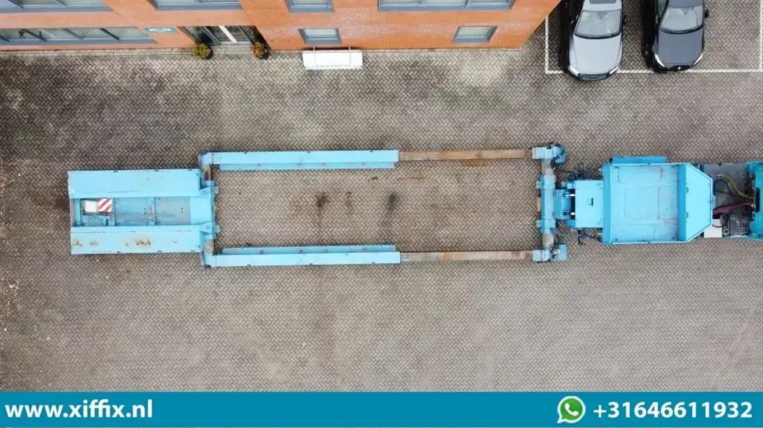 Faymonville 3-ass. Uitschuifbare dieplader met afneembare zwanenhals / Hydr. Vre - Semi-remorque surbaissé: photos 2 Faymonville 3-ass. Uitschuifbare dieplader met afneembare zwanenhals / Hydr. Vre - Semi-remorque surbaissé: photos 2