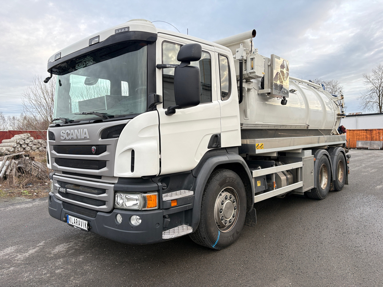 Scania P450 - Camion hydrocureur: photos 1 Scania P450 - Camion hydrocureur: photos 1