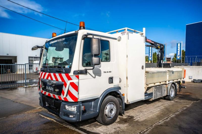 Camion plateau, Camion grue MAN TGL 12.190 BL + HIAB 055 D-1 HIDUO: photos 7 Camion plateau, Camion grue MAN TGL 12.190 BL + HIAB 055 D-1 HIDUO: photos 7