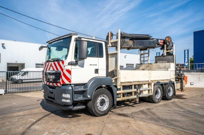 MAN TGS 33.400 BB - HIAB 377 E-5 HIPRO - Camion plateau, Camion grue: photos 2 MAN TGS 33.400 BB - HIAB 377 E-5 HIPRO - Camion plateau, Camion grue: photos 2