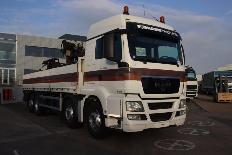 MAN TGS 35.360 BL-8x2-HIAB 085 - Camion plateau, Camion grue: photos 3 MAN TGS 35.360 BL-8x2-HIAB 085 - Camion plateau, Camion grue: photos 3