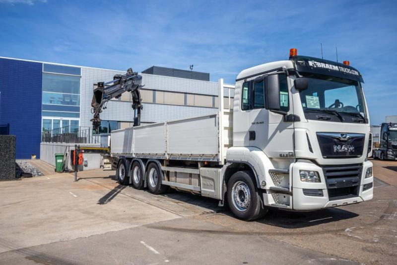 MAN TGS 35.420 BL-8x4-4+HIAB 188 E-2 - Camion plateau, Camion grue: photos 2 MAN TGS 35.420 BL-8x4-4+HIAB 188 E-2 - Camion plateau, Camion grue: photos 2