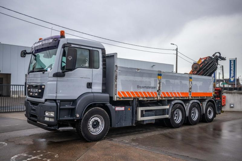 MAN TGS 35.440 BL - PK 33002/8xhydr. - Camion plateau, Camion grue: photos 2 MAN TGS 35.440 BL - PK 33002/8xhydr. - Camion plateau, Camion grue: photos 2