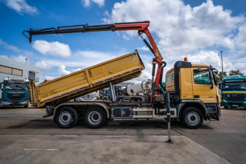 Mercedes ACTROS 2641-MP3-6x2-4+ PK 18 T/m/3XHydr. - Camion benne, Camion grue: photos 3 Mercedes ACTROS 2641-MP3-6x2-4+ PK 18 T/m/3XHydr. - Camion benne, Camion grue: photos 3