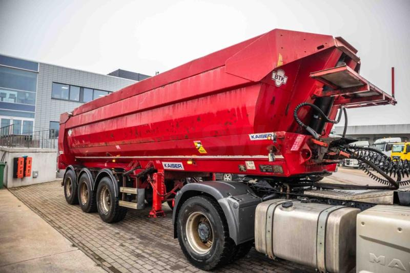 ROBUSTE-KAISER KIPPER - HYRD. DEUR-30m3 - Semi-remorque benne: photos 2 ROBUSTE-KAISER KIPPER - HYRD. DEUR-30m3 - Semi-remorque benne: photos 2