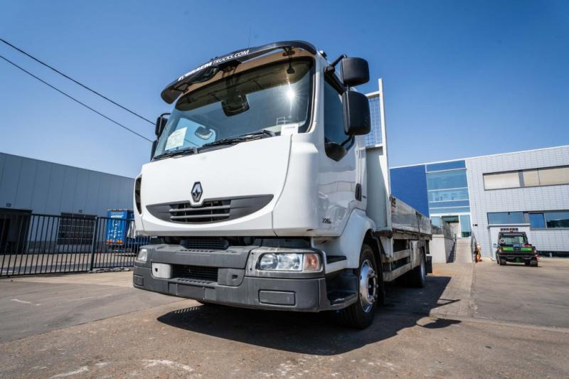 Renault MIDLUM 220 (12T) DXI - Camion plateau: photos 1 Renault MIDLUM 220 (12T) DXI - Camion plateau: photos 1