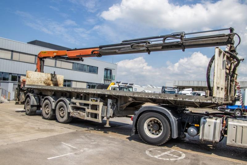 SYSTEM TRAILER CRANE/KRAN/GRUE-PALFINGER 24T/M+3EXT - Semi-remorque plateau: photos 4 SYSTEM TRAILER CRANE/KRAN/GRUE-PALFINGER 24T/M+3EXT - Semi-remorque plateau: photos 4