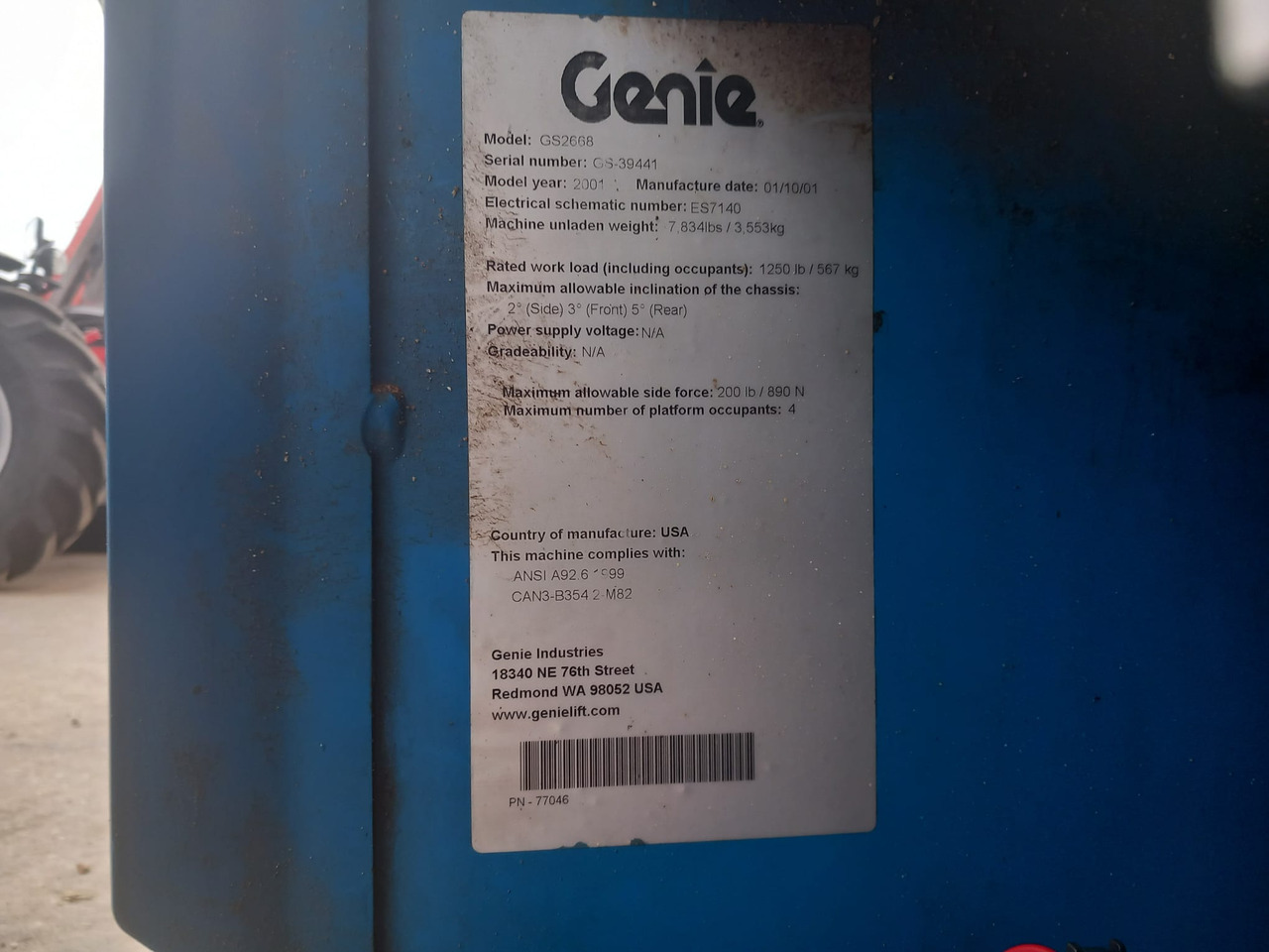 Nacelle ciseaux GENIE GS2668RT: photos 15 Nacelle ciseaux GENIE GS2668RT: photos 15