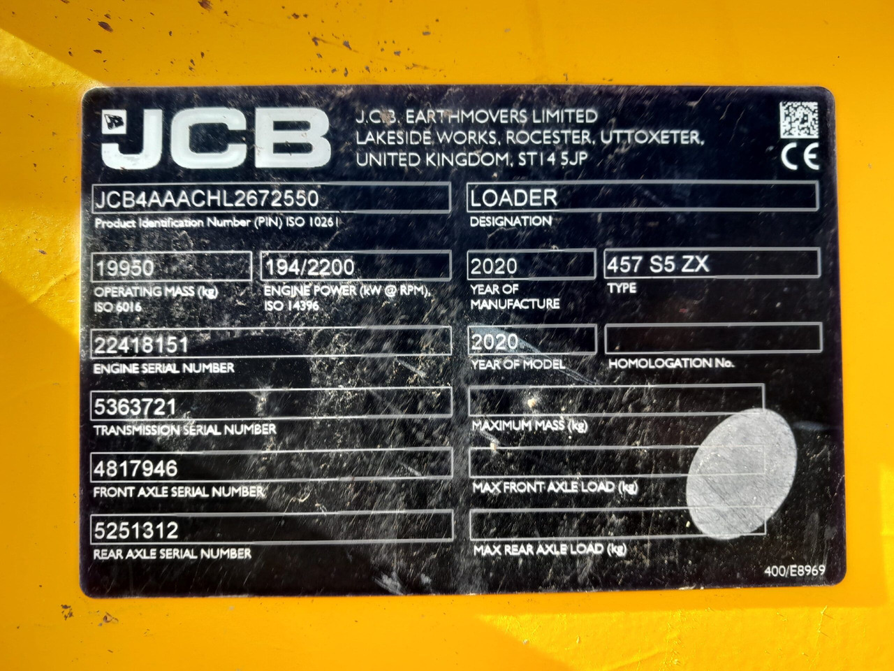Chargeuse sur pneus JCB 457ZX: photos 20