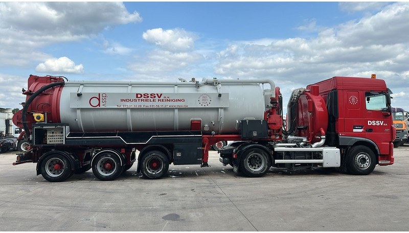 DAF XF 460 (17500L / IPSAM VACUUM + HIGH PRESSURE / BELGIAN TRUCK + TRAILER / TOP CONDITION) - Camion hydrocureur: photos 4 DAF XF 460 (17500L / IPSAM VACUUM + HIGH PRESSURE / BELGIAN TRUCK + TRAILER / TOP CONDITION) - Camion hydrocureur: photos 4