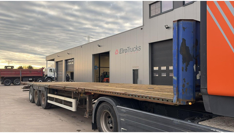 Krone SDP27 (BELGIAN TRAILER / DRUM BRAKES / FREINS TAMBOURS) - Semi-remorque plateau: photos 2 Krone SDP27 (BELGIAN TRAILER / DRUM BRAKES / FREINS TAMBOURS) - Semi-remorque plateau: photos 2