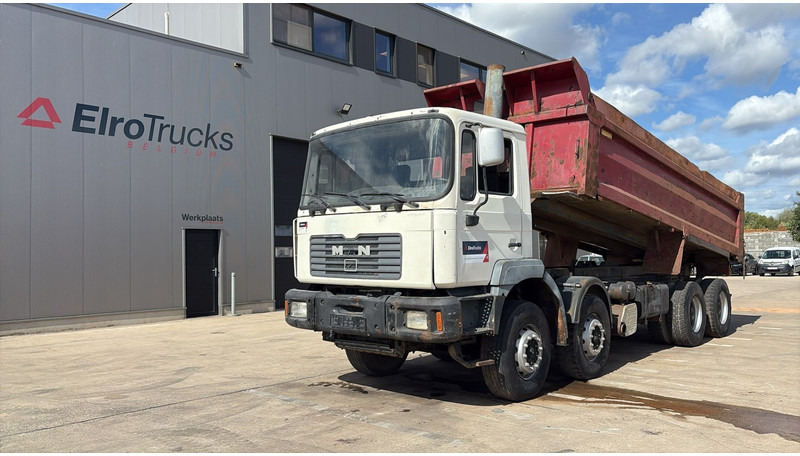 MAN 35.372 (MANUAL PUMP / 6 CYLINDER / BIG AXLE / STEEL SUSP.) - Camion benne: photos 1 MAN 35.372 (MANUAL PUMP / 6 CYLINDER / BIG AXLE / STEEL SUSP.) - Camion benne: photos 1