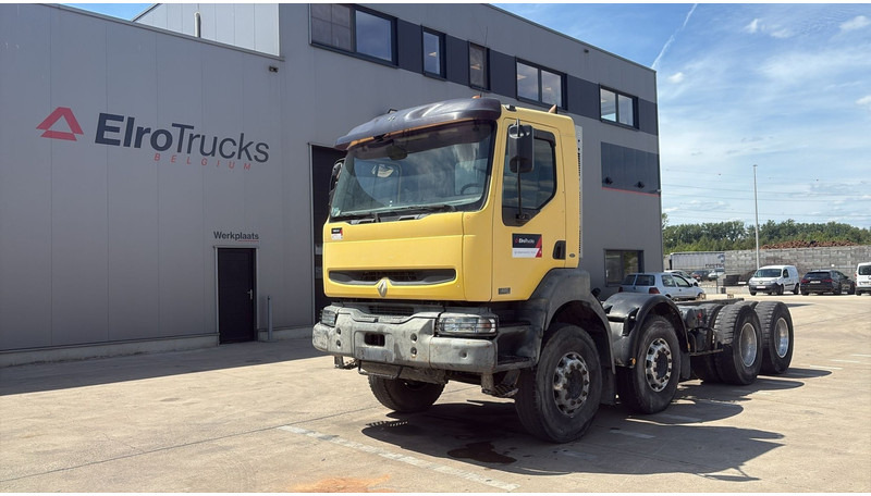 Renault KERAX 420 (BOITE MANUELLE / 8X4 / LAMES / MANUAL GEARBOX) - Châssis cabine: photos 1 Renault KERAX 420 (BOITE MANUELLE / 8X4 / LAMES / MANUAL GEARBOX) - Châssis cabine: photos 1