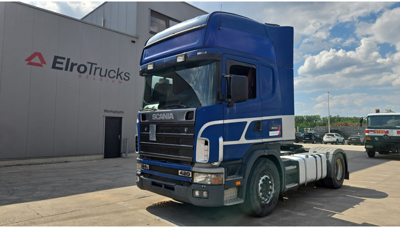 Scania 124-420 (MANUAL GEARBOX / BOITE MANUELLE / AIRCO / AC) - Tracteur routier: photos 1 Scania 124-420 (MANUAL GEARBOX / BOITE MANUELLE / AIRCO / AC) - Tracteur routier: photos 1