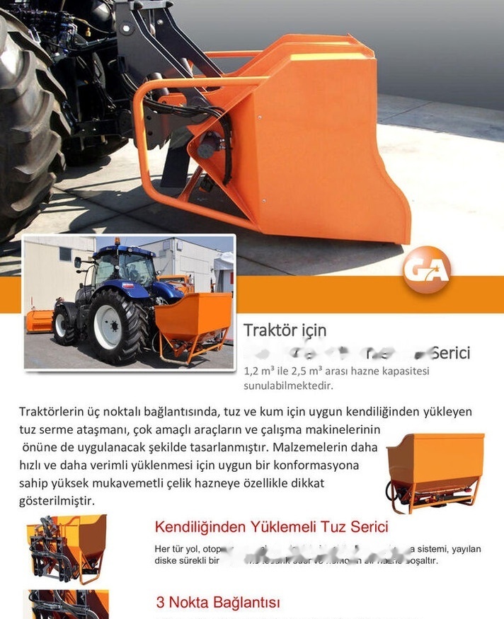 Galen Salt Spreader for tractor - Epandeur de sable: photos 1 Galen Salt Spreader for tractor - Epandeur de sable: photos 1