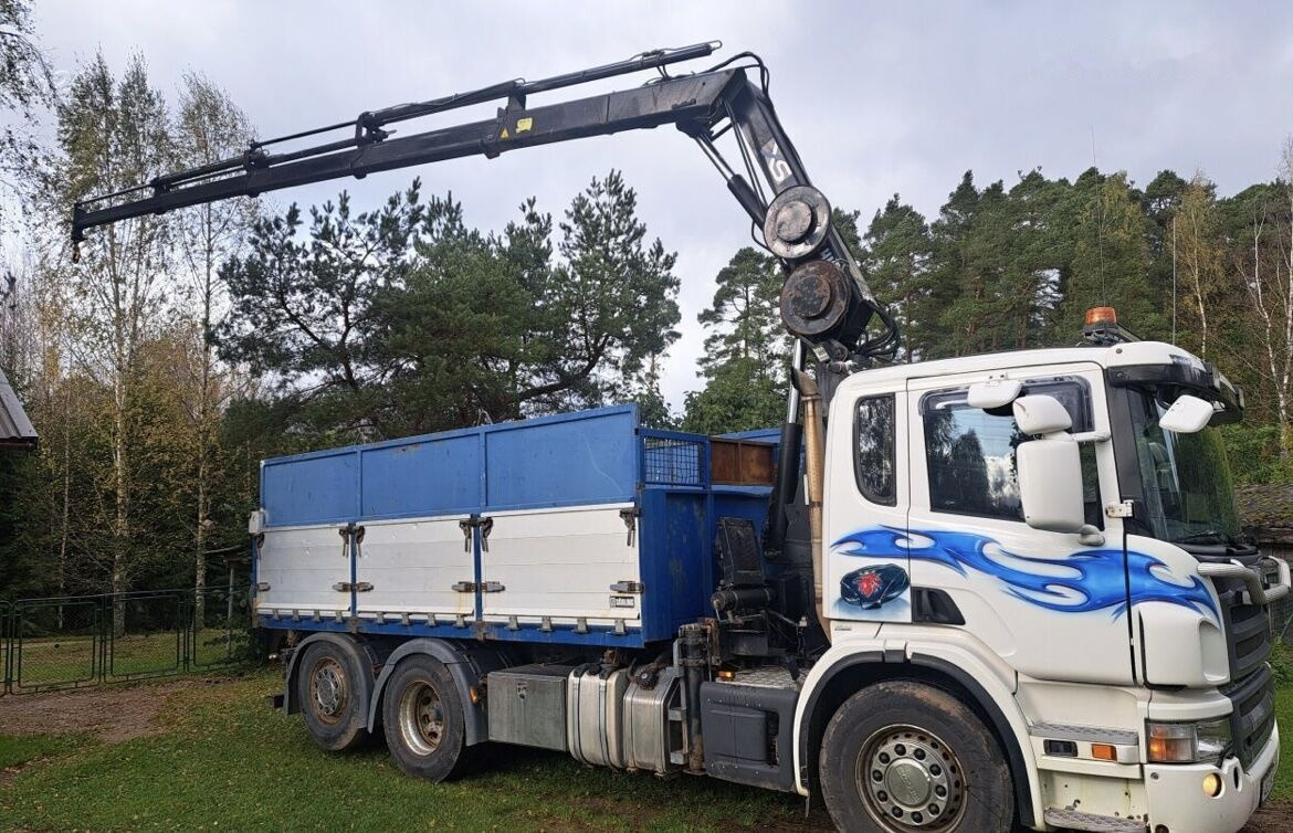 Scania P340 - Camion benne, Camion grue: photos 5 Scania P340 - Camion benne, Camion grue: photos 5