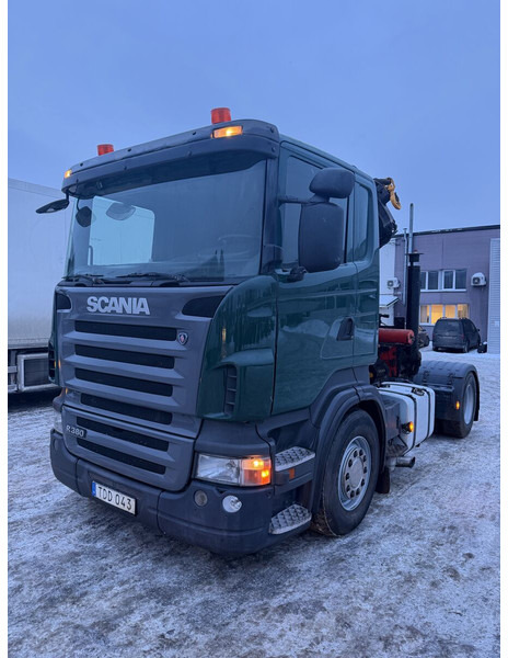 Scania R380 - Camion ampliroll, Camion grue: photos 1 Scania R380 - Camion ampliroll, Camion grue: photos 1