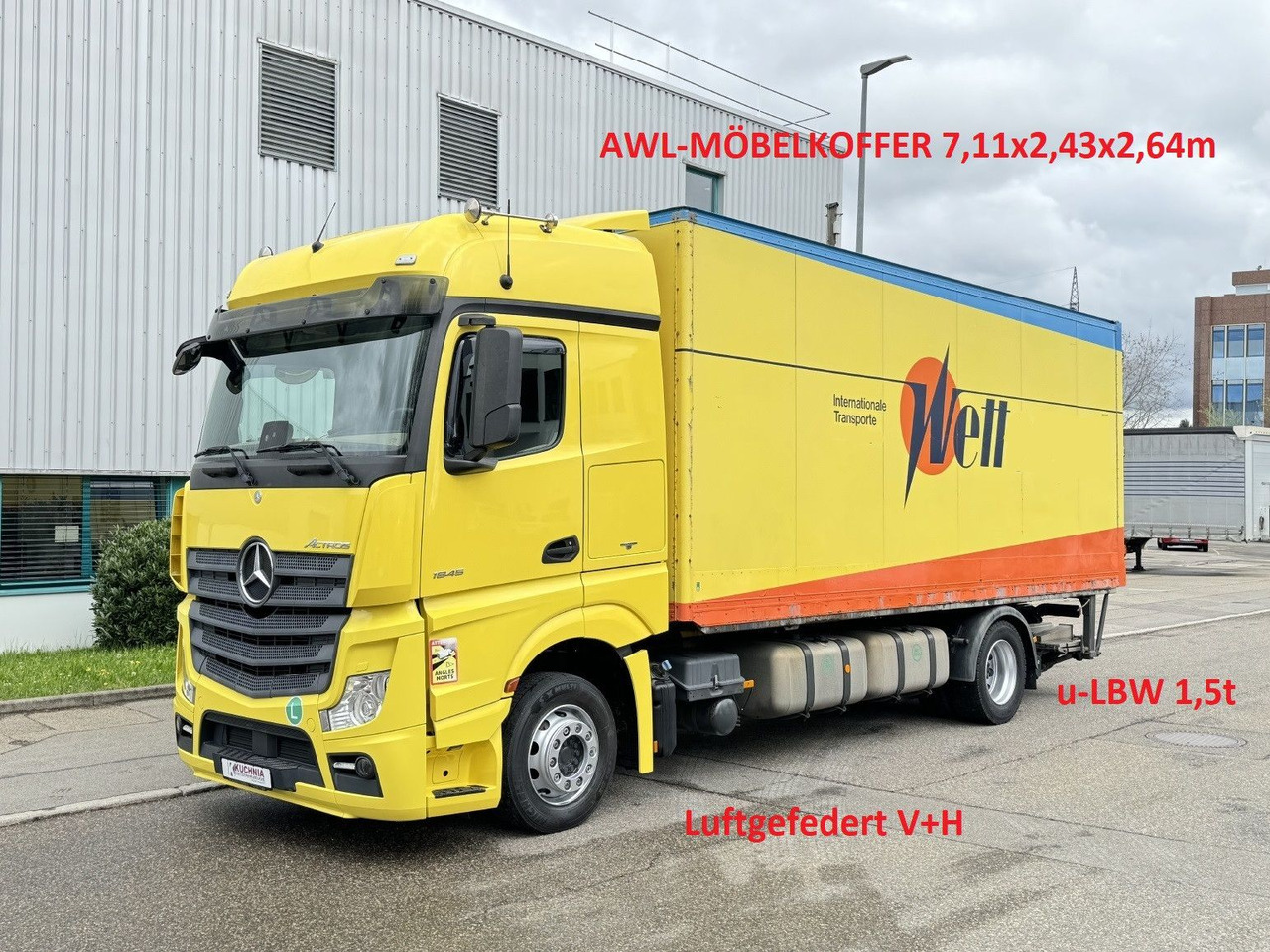 Mercedes-Benz Actros 1845 LL Gr.Haus AWL-Möbelkoffer ULBW - Camion fourgon: photos 1 Mercedes-Benz Actros 1845 LL Gr.Haus AWL-Möbelkoffer ULBW - Camion fourgon: photos 1