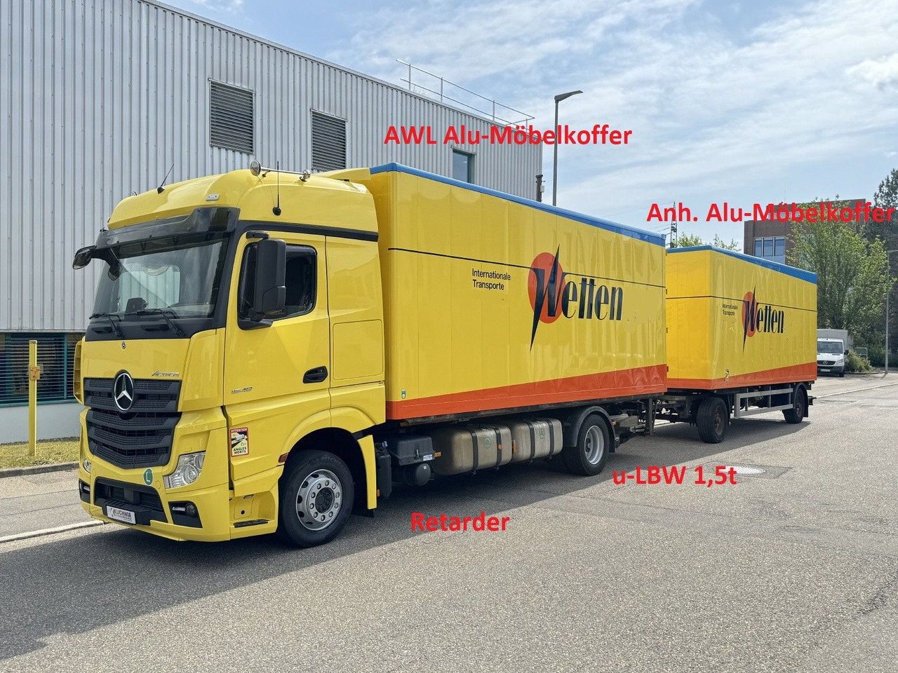 Mercedes-Benz Actros 1848 LL Gr.Haus AWL-Möbelkoffer uLBW - Camion fourgon: photos 1 Mercedes-Benz Actros 1848 LL Gr.Haus AWL-Möbelkoffer uLBW - Camion fourgon: photos 1