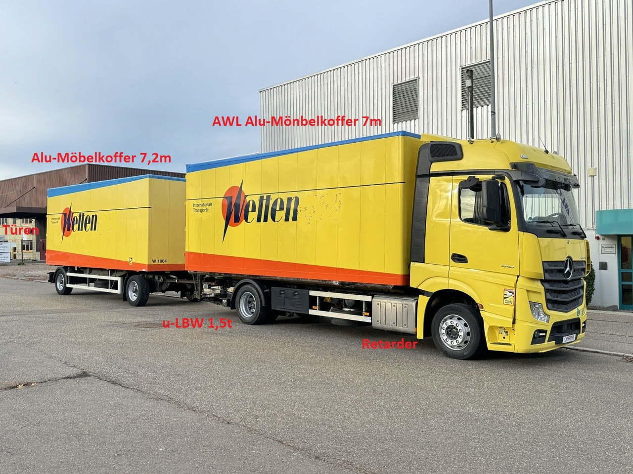 Mercedes-Benz Actros 1848 LL Gr.Haus AWL-Möbelkoffer uLBW - Camion fourgon: photos 1 Mercedes-Benz Actros 1848 LL Gr.Haus AWL-Möbelkoffer uLBW - Camion fourgon: photos 1