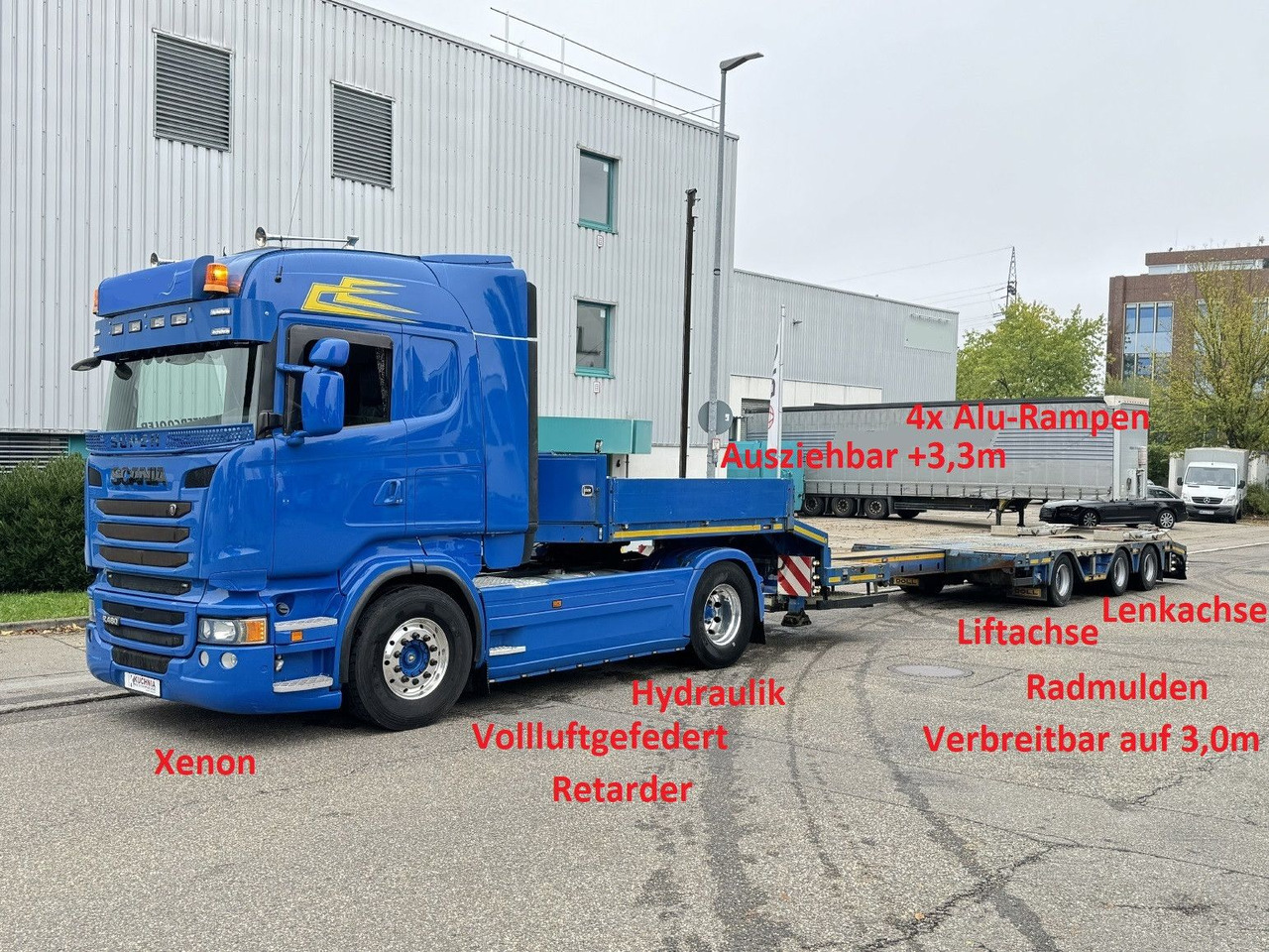 Scania R 480 Retarder Alcoa Schalter TOP Vollluft - Tracteur routier: photos 2 Scania R 480 Retarder Alcoa Schalter TOP Vollluft - Tracteur routier: photos 2
