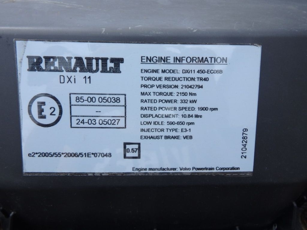Renault DXI 11 450 Renault Premium - Moteur pour Camion: photos 3 Renault DXI 11 450 Renault Premium - Moteur pour Camion: photos 3