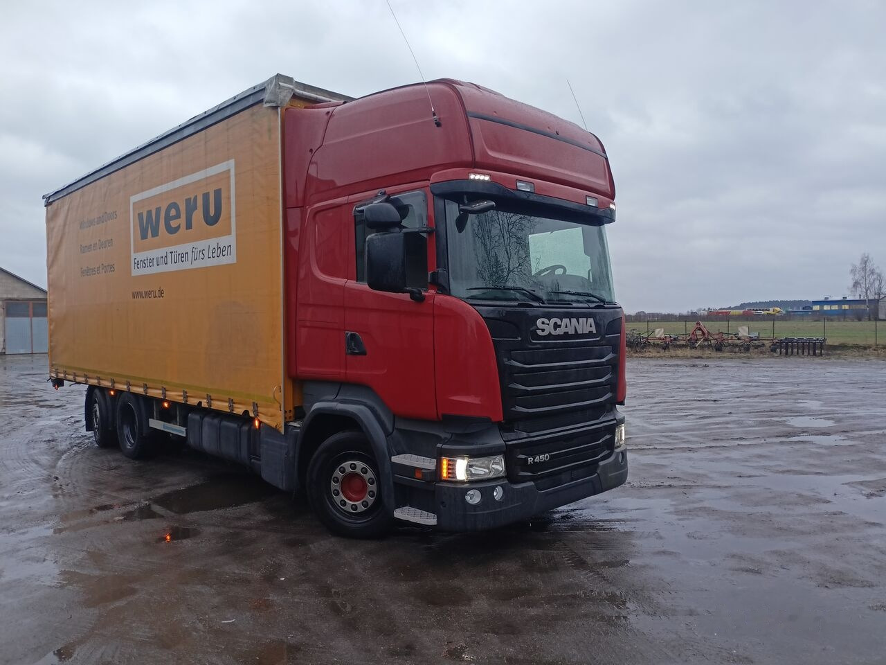 Scania R450 Transport okien - Camion à rideaux coulissants: photos 2 Scania R450 Transport okien - Camion à rideaux coulissants: photos 2