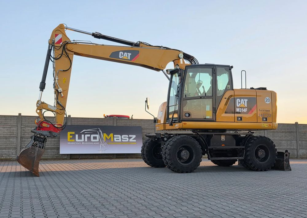 Caterpillar M314F, 2018 ROK, 4200 MTH, 2 ŁYŻKI - Pelle sur pneus: photos 1 Caterpillar M314F, 2018 ROK, 4200 MTH, 2 ŁYŻKI - Pelle sur pneus: photos 1
