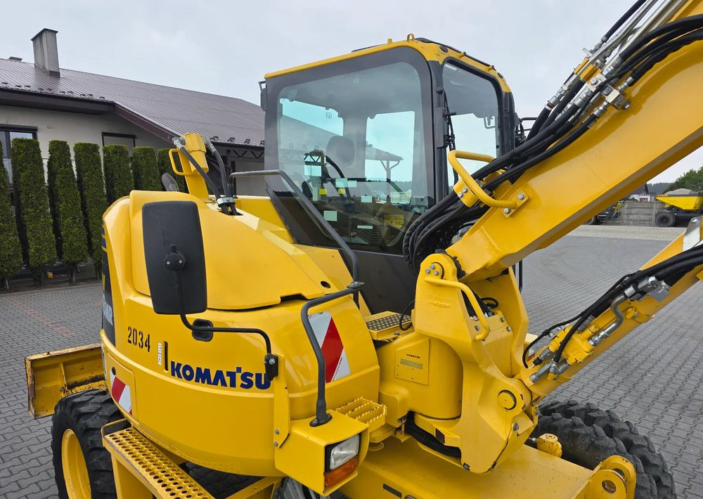 Pelle sur pneus Komatsu PW 98MR-8, 2017 ROK, 5200 MTH, BEZ DPF i ADBLUE: photos 14