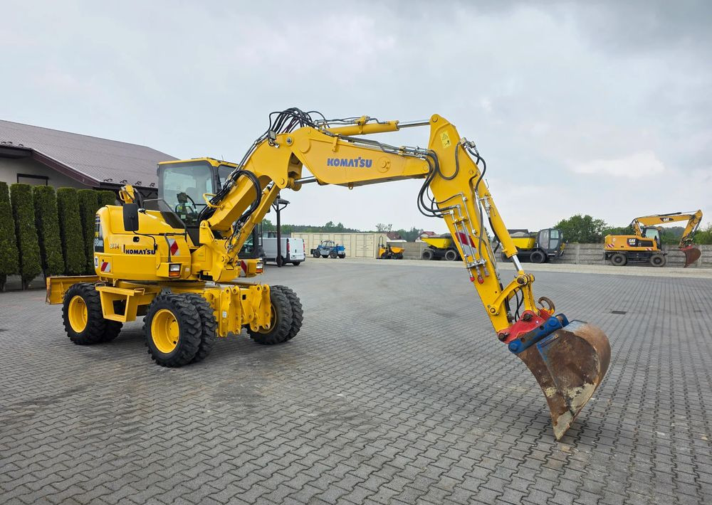 Pelle sur pneus Komatsu PW 98MR-8, 2017 ROK, 5200 MTH, BEZ DPF i ADBLUE: photos 6