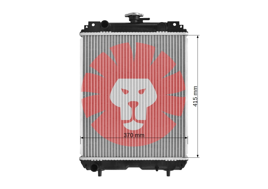 CASE CX15B CX17B CX18B - Radiateur pour Mini pelle: photos 3 CASE CX15B CX17B CX18B - Radiateur pour Mini pelle: photos 3