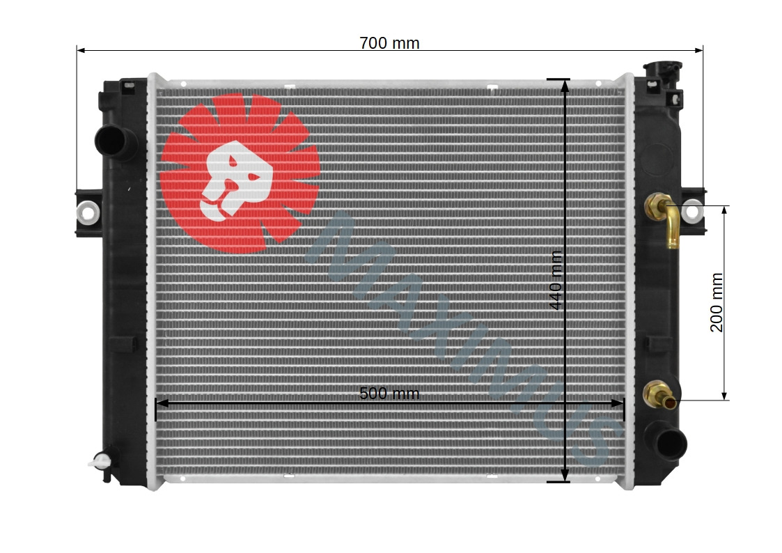 TOYOTA FORKLIFT WÓZEK WIDŁOWY - Radiateur pour Chariot élévateur: photos 2 TOYOTA FORKLIFT WÓZEK WIDŁOWY - Radiateur pour Chariot élévateur: photos 2