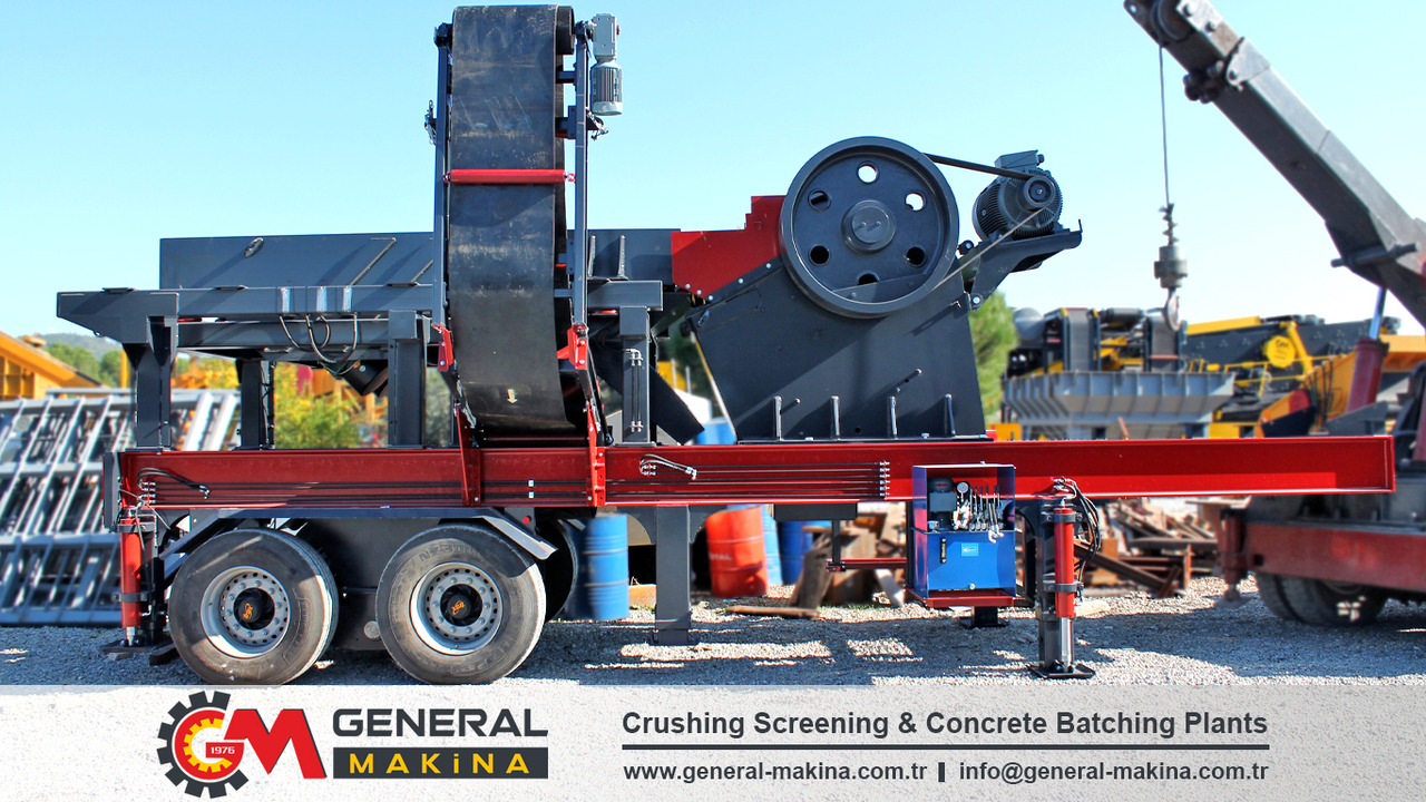 GENERAL MAKİNA Semi Mobile Crushing Plant - Concasseur à mâchoires: photos 1 GENERAL MAKİNA Semi Mobile Crushing Plant - Concasseur à mâchoires: photos 1
