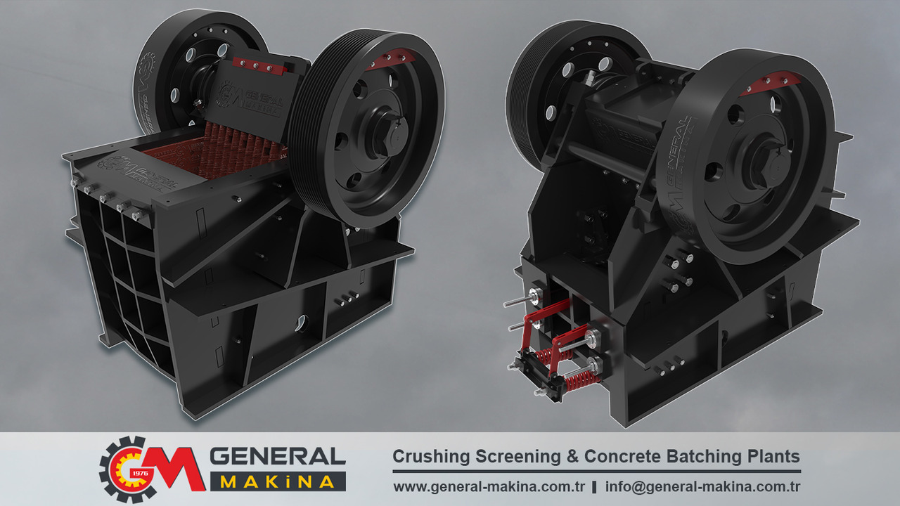 General Makina High Quality Jaw Crusher Best Price - Concasseur à mâchoires: photos 2 General Makina High Quality Jaw Crusher Best Price - Concasseur à mâchoires: photos 2