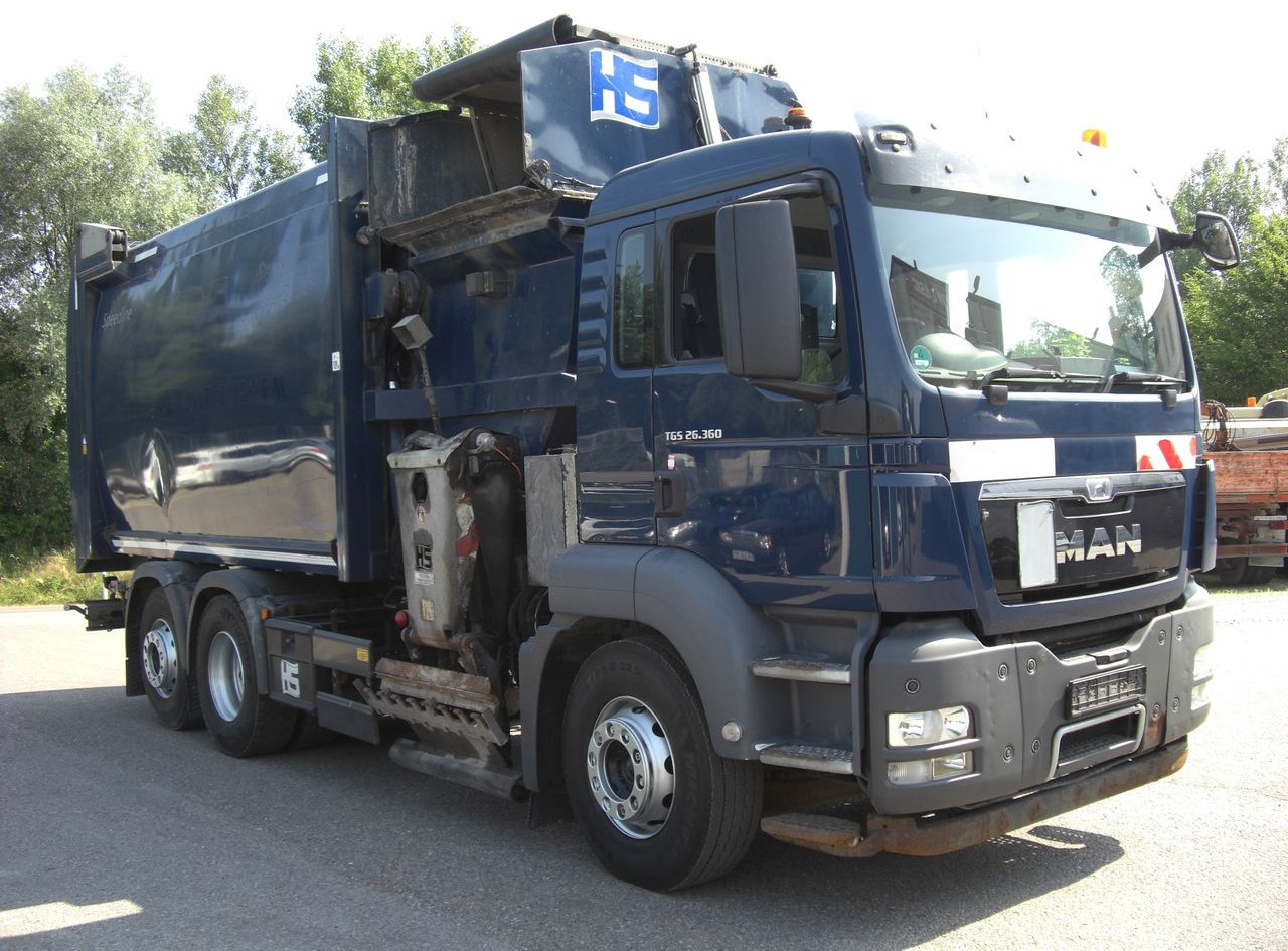 MAN 26360FNLL / SEITENLADER - Benne à ordures ménagères: photos 2 MAN 26360FNLL / SEITENLADER - Benne à ordures ménagères: photos 2